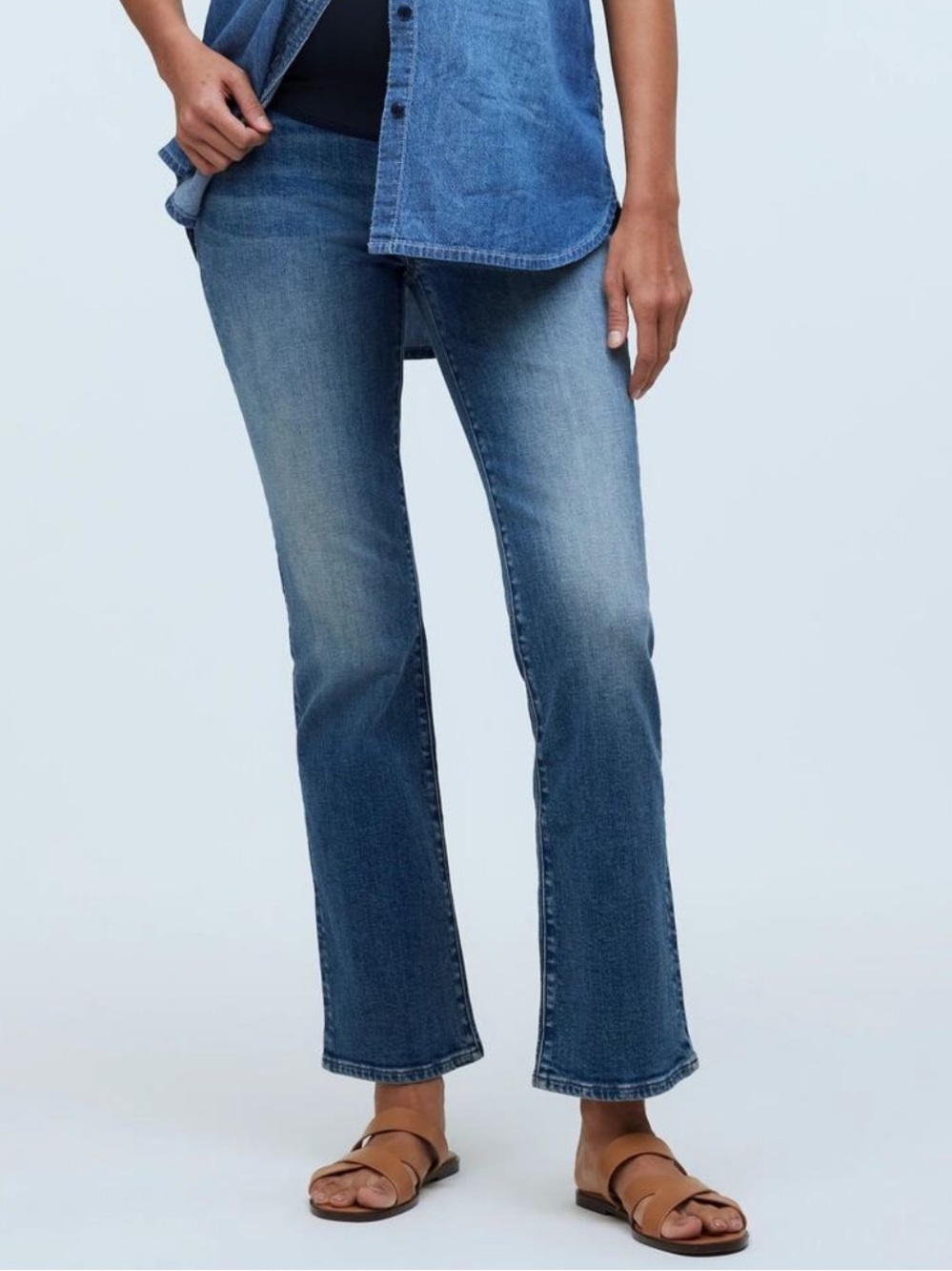 Madewell Maternity Kickout Jeans